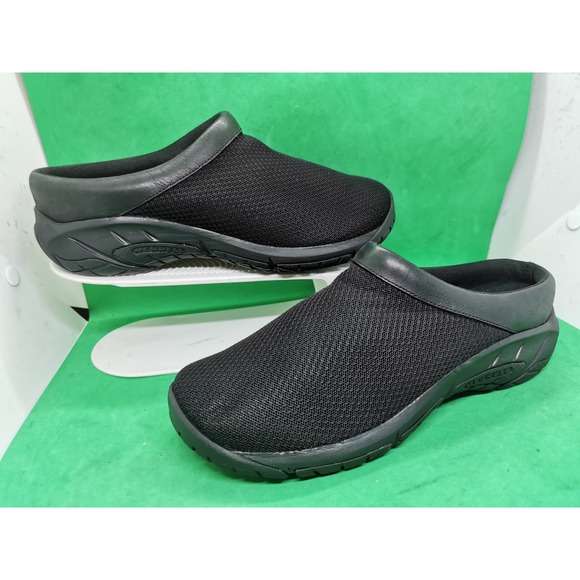 Merrell Shoes - Women's 9 W Wide Merrell Encore Breeze 4 J000554 Shoes Black Clogs Breathable